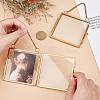 Hanging Pressed Flower Alloy Photo Frames ODIS-WH0002-71G-3