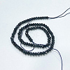 Dyed Natural Malaysia Jade Rondelle Beads Strands G-E316-2x4mm-35A-2
