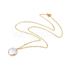 Plated Natural Baroque Pearl Keshi Pearl Beads Necklaces X-NJEW-JN02218-1
