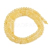 Dyed Natural Malaysia Jade Rondelle Beads Strands G-E316-2x4mm-47-5