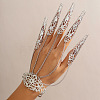 Halloween Gothic Flower
Iron Finger Ring Bracelets for Women WG5FE4C-05-1