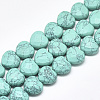Synthetic Turquoise Beads Strands G-S357-E02-16-1