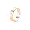Brass Adjustable Finger Ring Settings KK-N232-289LG-3