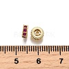 Brass Micro Pave Cubic Zirconia Beads KK-C106-24A-01-2