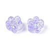 Handmade Foil Lampwork Beads Strands FOIL-T008-06F-3