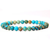 Synthetic Imperial Jasper Round Beaded Stretch Bracelet SF8562-19-1-1