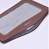 Leather Badge Card Holders AJEW-R038-03-3