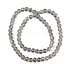 Transparent Electroplate Glass Beads Strands EGLA-N002-34C-C19-2