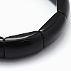 Natural Obsidian Beads Stretch Bracelets BJEW-I265-E01-3