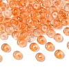 111Pcs Electroplate Transparent Colours Rainbow Glass Seed Beads SEED-YW0002-93C-1