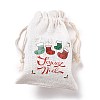 Christmas Cotton Cloth Storage Pouches ABAG-M004-02A-3