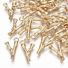 Brass Pendants KK-S348-331Y-1