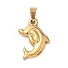 304 Stainless Steel Pendants STAS-B141-03A-G-1