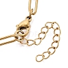 4MM Unisex 304 Stainless Steel Paperclip Chain Necklaces STAS-Q113-14G-04-2