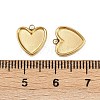 304 Stainless Steel Pendant Cabochon Settings STAS-A194-05E-G-3