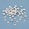 201 Stainless Steel Bead Caps STAS-F040-20A-S-1