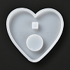 Heart DIY Candle Silicone Molds Making DIY-F065-15-1