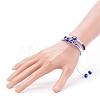 Adjustable Polyester Cord Braided Bead Bracelets & Stretch Bracelets Set X-BJEW-JB05980-5