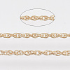 Soldered Brass Coated Iron Rope Chains CH-T002-04LG-1