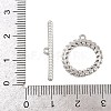 Brass Toggle Clasps KK-G548-34A-P-4