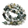 Natural Tree Agate Beads Strands G-C085-A03-01-3