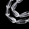 Transparent Glass Beads Strands GLAA-Q113-03A-A01-3