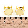 201 Stainless Steel Sew on Prong Settings STAS-T032-01-12mm-G-3
