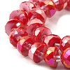 AB Color Plate Glass Beads Strands EGLA-P051-02A-B03-3