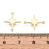 Brass Connector Charms KK-N263-112G-3