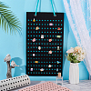 3Pcs 3 Styles Felt Wall-Mounted Jewelry Hanging Rolls AJEW-OC0005-49-5