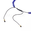 Adjustable Nylon Thread Braided Bead Bracelets BJEW-JB06440-02-5