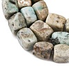 Natural Chrysocolla and Lapis Lazuli Beads Strands G-D098-D12-4
