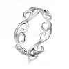 Branch 304 Stainless Steel Finger Rings FS-WG833A8-02-1