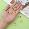 Alloy Stud Earring Findings PALLOY-S121-70-4