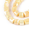 Anti-Tarnish Electroplate Glass Beads Strands GLAA-T025-6mm-10I-3