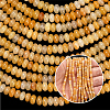1 Strand Natural Topaz Jade Beads Strands G-PA0002-09-7
