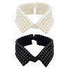 2Pcs 2 Colors Detachable Cloth Lady's Collars DIY-AN0001-16-1