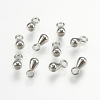 925 Sterling Silver End Pieces X-STER-K037-029C-1