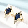 Brass Micro Pave Cubic Zirconia Cuff Rings for Women GG-CBA7610-11G-02-1