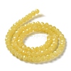 Baking Paint Imitation Jade Glass Bead Strands DGLA-A034-J8MM-A-5