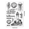 Custom Summer Theme PVC Plastic Clear Stamps DIY-WH0631-0067-6
