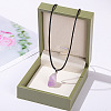 Natural Amethyst Raw Rough Nuggets Pendant Necklaces FS-WGF5E50-01-3