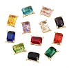 Brass Glass Pendants KK-H257-12G-1