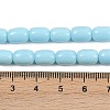 Opaque Glass Beads Strands GLAA-Z015-02E-4