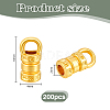200Pcs Tibetan Style Zinc Alloy Cord End FIND-PH0028-31AG-2