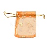 Heart Printed Organza Bags OP-R022-7x9-12-1