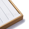 Imitation Leather Jewelry Ring Organizer Display Trays CON-G023-15-2