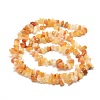 Natural Topaz Jade Chip Bead Strands X-G-M205-16-2