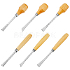 HOBBIESAY 6Pcs 6 Style Steel Chisels AJEW-HY0001-68-1