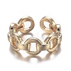 Brass Cuff Rings RJEW-F109-03-3